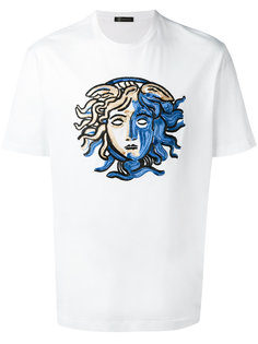 футболка с абстрактным принтом Medusa Versace