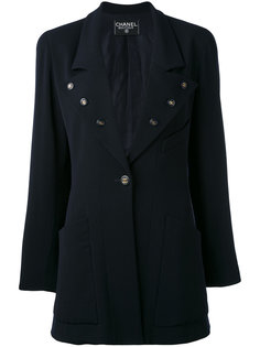 wide lapel jacket Chanel Vintage