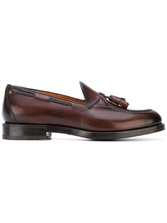 лоферы с кисточками Santoni