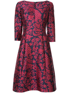 floral print dress Oscar de la Renta