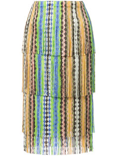 fringed skirt  Pleats Please By Issey Miyake