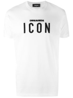 футболка с вышивкой Icon Dsquared2