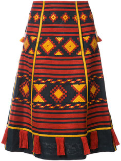 Croatia embroidered midi skirt Vita Kin