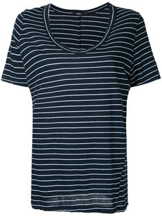 striped scoop neck T-shirt Bassike
