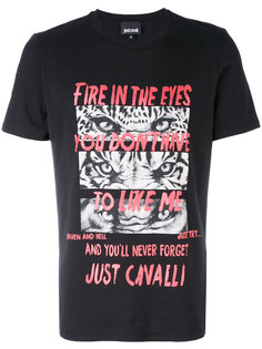 футболка с принтом Just Cavalli