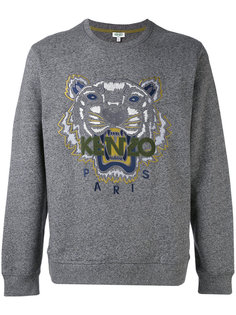 tiger embroidered sweatshirt Kenzo