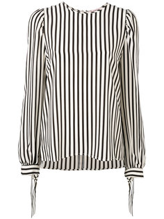 блузка в полоску с узкими манжетами MSGM