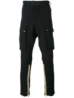 embroidered patch cargo trousers Nº21
