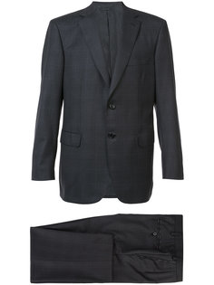 notched lapel two-piece suit Brioni