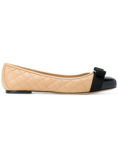 стеганые балетки Salvatore Ferragamo