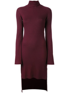 платье с асимметричным подолом Mm6 Maison Margiela
