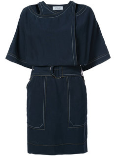 stitch half sleeve mini dress Derek Lam 10 Crosby