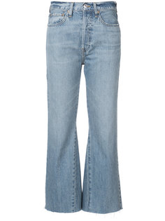 flared cropped jeans Re/Done