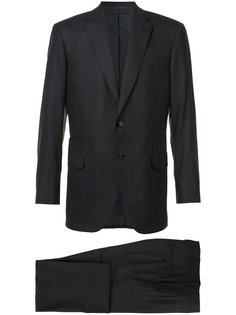 notched lapel two-piece suit Brioni