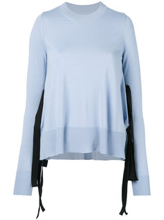 свитер с кружевными вставками Mm6 Maison Margiela