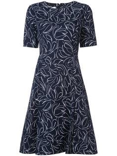 floral print dress Oscar de la Renta