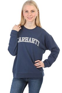 Толстовка классическая женская Carhartt Yale Sweatshirt Blue/White