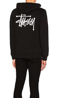 Худи с молнией basic stussy - Stussy
