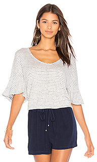 Linen mini stripe tee - Splendid