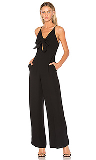 Tie front wide leg jumpsuit - T by Alexander Wang