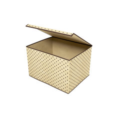 Коробка для хранения вещей с крышкой (38х25х30 см), Homsu