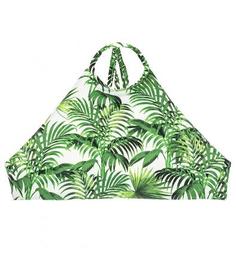 Купальный топ зеленого цвета MC2 Saint Barth