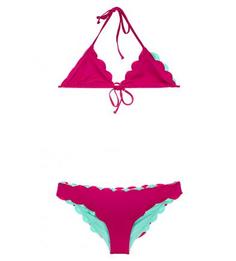 Раздельный купальный костюм с фигурным краем MC2 Saint Barth