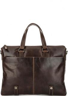 Кожаная сумка с отделением для планшета Gianni Conti