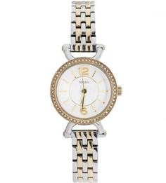 Часы с тонким металлическим браслетом Fossil