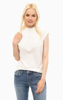 Белая блуза с короткими рукавами S.Oliver