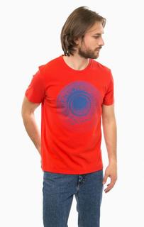 Красная хлопковая футболка S.Oliver