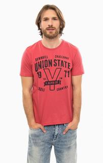 Хлопковая футболка с принтом S.Oliver