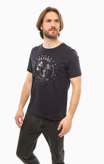 Хлопковая футболка с короткими рукавами Mustang