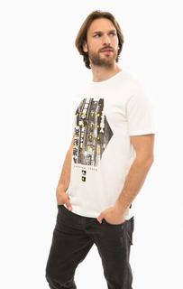 Хлопковая футболка с круглым вырезом Jack & Jones