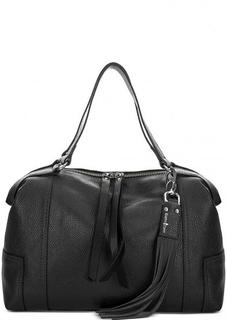 Кожаная сумка с одним отделом на молнии Gianni Conti