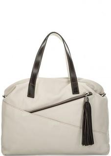 Кожаная сумка со съемным плечевым ремнем Gianni Conti