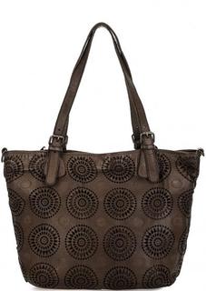 Кожаная сумка с короткими ручками Gianni Conti