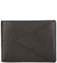 Коричневое кожаное портмоне Gianni Conti