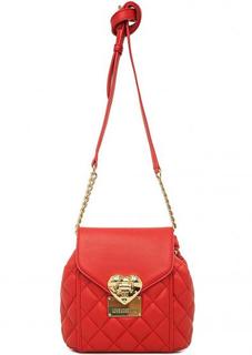 Стеганая сумка из искусственной кожи через плечо Love Moschino