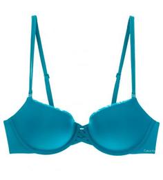 Бирюзовый бюстгальтер с эффектом push-up Calvin Klein