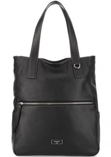 Черная сумка из мягкой кожи с длинными ручками Picard