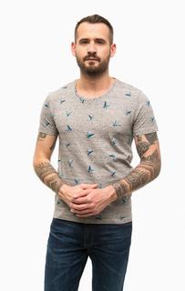 Серая футболка из хлопка Mavi