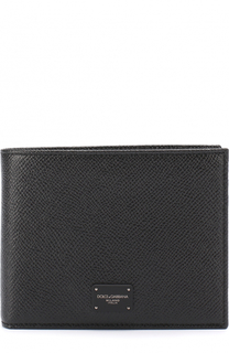 Кожаное портмоне с отделениями для кредитных карт и монет Dolce &amp; Gabbana