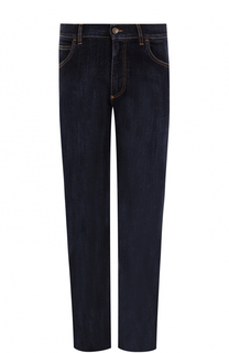 Джинсы прямого кроя с контрастной прострочкой Dolce &amp; Gabbana