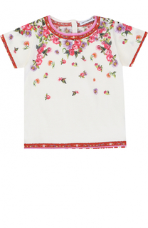 Хлопковая футболка с принтом Dolce &amp; Gabbana