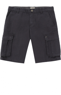 Хлопковые шорты с накладными карманами Giorgio Armani
