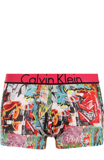 Хлопковые боксеры с широкой резинкой Calvin Klein