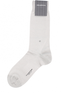 Носки из смеси шелка и хлопка Ermenegildo Zegna