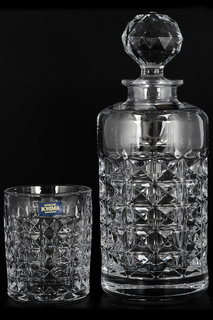 Набор для виски 7 предметов Crystalite Bohemia