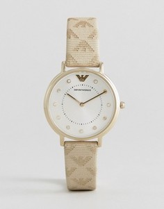 Часы с логотипом Emporio Armani - Золотой